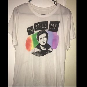 Love Simon white rainbow t shirt LGBT
